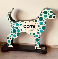 COTA’s Fetch a Cure Cancer Charity Steel Dog Sculpture